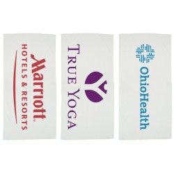 Basic Weight White Beach Towel