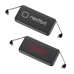 Volt UL Listed 10000 mAh Built-in Cable Powerbank