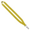3/4" Economy Polyester Lanyard with Sewn Silver Tone Metal Bulldog Clip