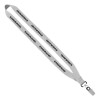 3/4" Economy Polyester Lanyard with Sewn Silver Tone Metal Bulldog Clip