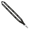 3/4" Economy Polyester Lanyard with Sewn Silver Tone Metal Bulldog Clip