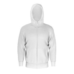 IMPORT Rusty Unisex Dye-Sublimated Raglan Full-Zip Hoodie