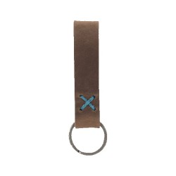 Distressed Brown Turquoise Blank