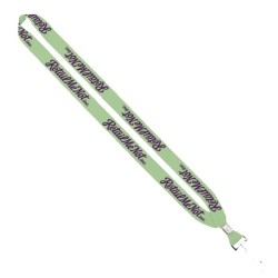 IMPORT Rush 3/4" Dye-Sublimated Lanyard with Silver Crimp & Split-Ring