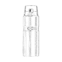 24 oz. Thermos® Stainless King™ Stainless Steel Direct Drink Bottle