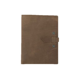 Distressed Brown Turquoise Blank