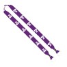 IMPORT Rush 1" Dye-Sublimated 2-Ended Lanyard with Dual Silver Metal Crimp & Split-Ring