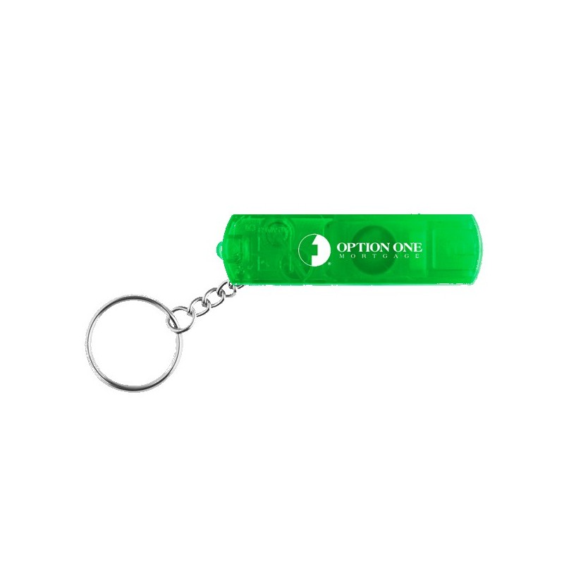 Whistle Keychain Light With Compass