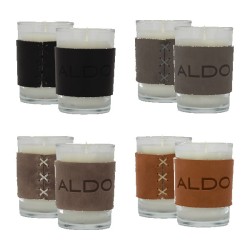 Harper 8 oz. Leather Wrapped Candle