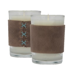 Distressed Brown Turquoise Blank