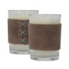 Distressed Brown Turquoise Blank