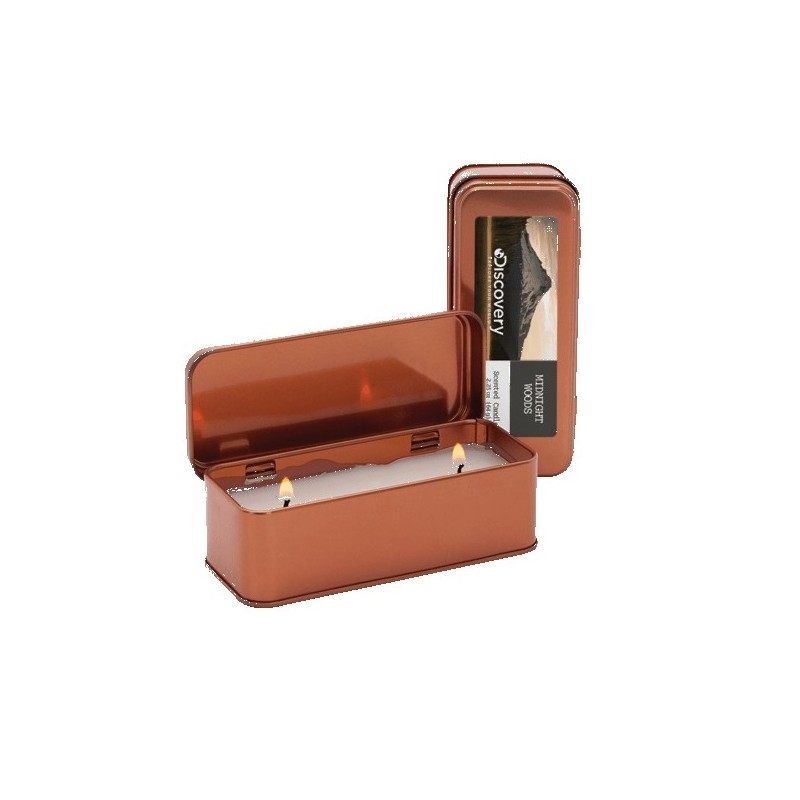 Custom 2.25 oz. Scented Copper Rectangular Candle