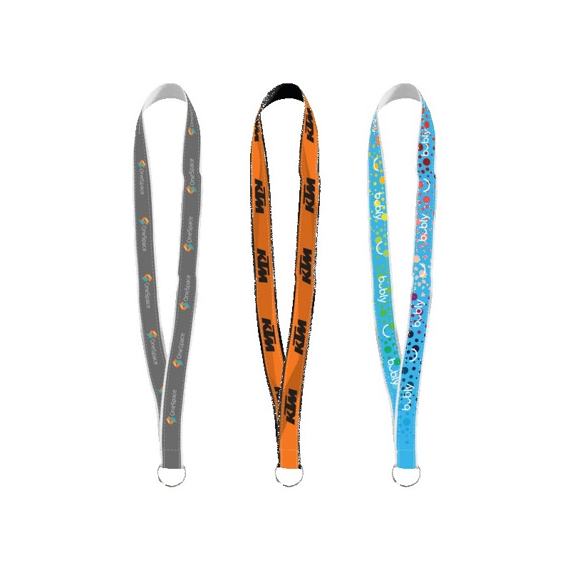 IMPORT 3/4" Dye Sub 2 Layer Ribbon Lanyard