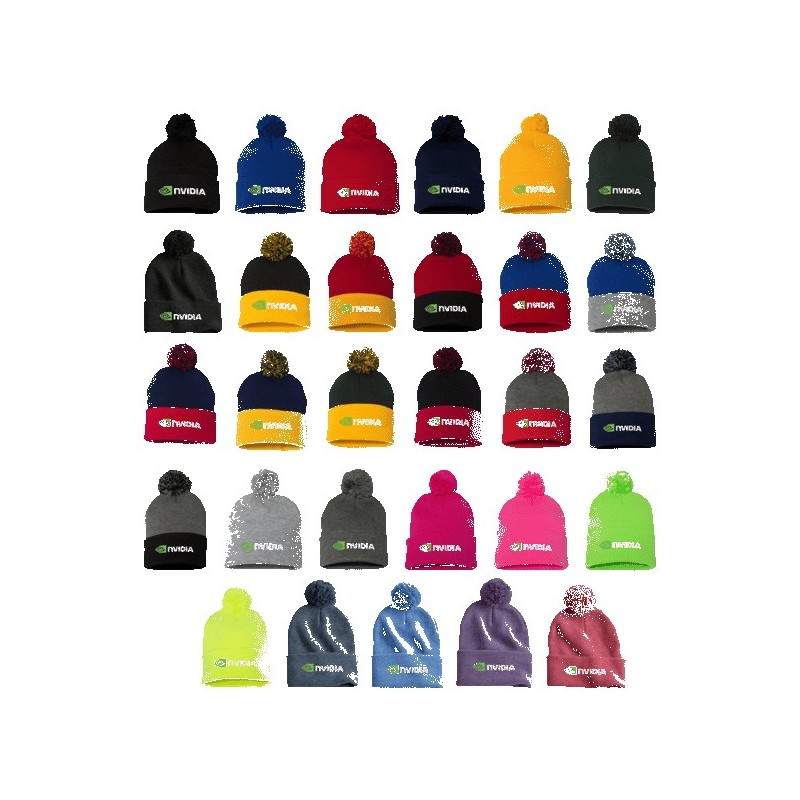 Sportsman SP15 12" Pom-Pom Knit Beanie