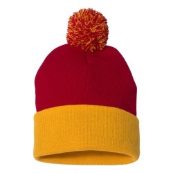 Sportsman SP15 12" Pom-Pom Knit Beanie