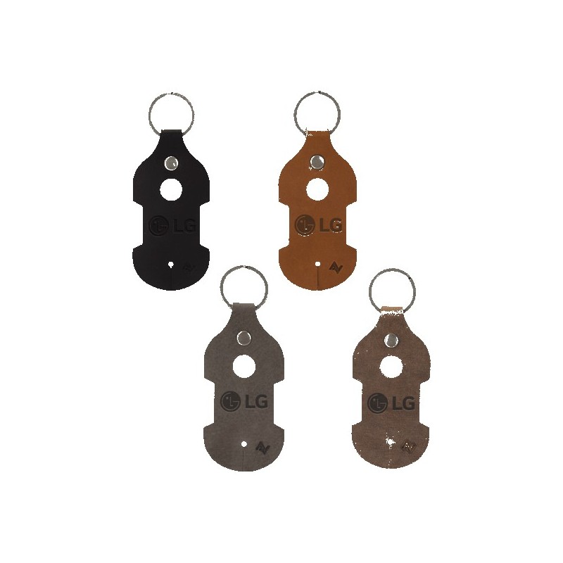 Ryder Leather Earbud Keychain