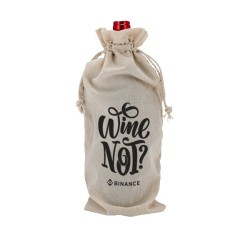 Linen Wine Gift Bag