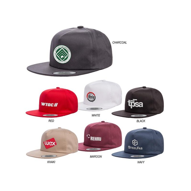 Yupoong 6502 Unstructured Five-Panel Snapback Cap