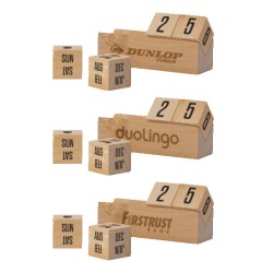 Boa 4" Laser Engraved Wooden Perpetual Calendar