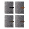 Pinyon Felt Mini Padfolio