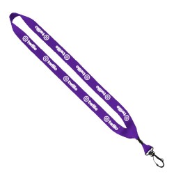 3/4" Polyester Lanyard with Swivel Snap Hook