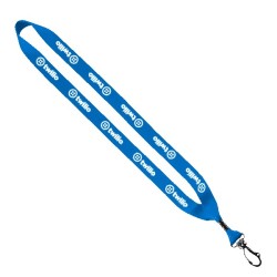 3/4" Polyester Lanyard with Swivel Snap Hook