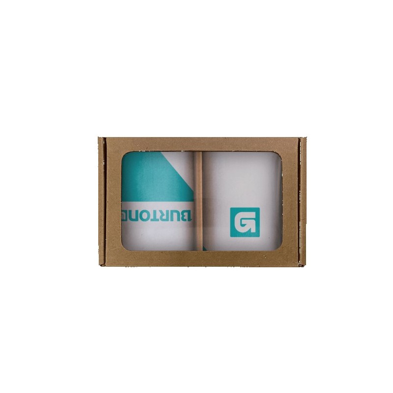 19" Dye-Sublimated Socks (2 pair) in Window Gift Box