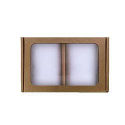 19" Dye-Sublimated Socks (2 pair) in Window Gift Box