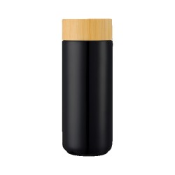 Williston 10oz Double Wall Ceramic Mug w/Bamboo Lid