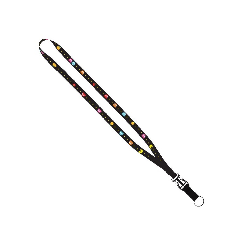 5/8" Tubular Lanyard with Plastic Slide-Buckle Release & Split-Ring