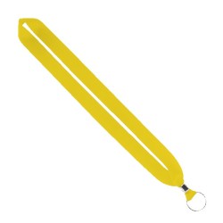 IMPORT Rush 1" Polyester Lanyard with Silver Crimp & Split-Ring