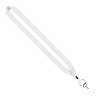 1" Cotton Lanyard with Metal Crimp & Metal Swivel Snap Hook