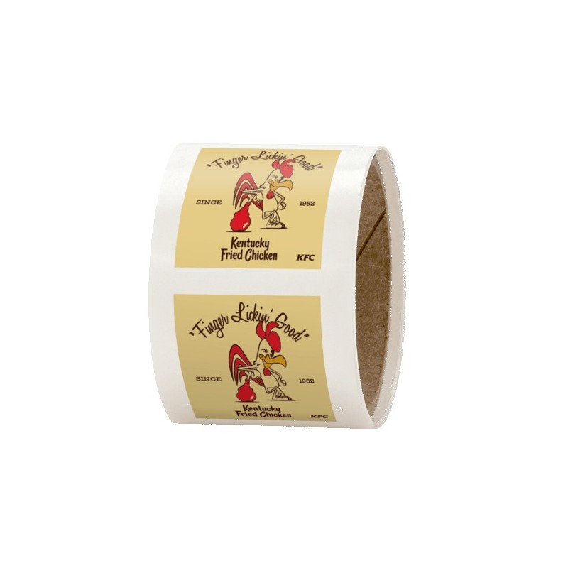 3" x 3" Square Roll Labels