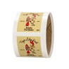 3" x 3" Square Roll Labels