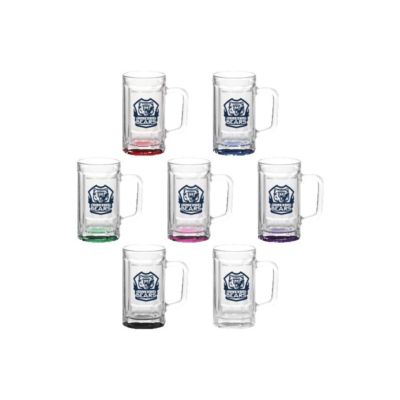 Chug 15 oz. Sports Fan Glass Beer Mug
