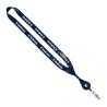 3/4" Polyester Lanyard with Metal Crimp & Retractable Badge Reel