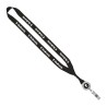 3/4" Polyester Lanyard with Metal Crimp & Retractable Badge Reel