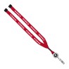 3/4" Polyester Lanyard with Metal Crimp & Retractable Badge Reel
