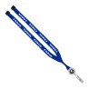 3/4" Polyester Lanyard with Metal Crimp & Retractable Badge Reel