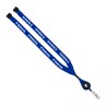 3/4" Polyester Lanyard with Metal Crimp & Retractable Badge Reel