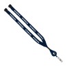 3/4" Polyester Lanyard with Metal Crimp & Retractable Badge Reel
