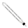 1" Cotton Lanyard with Plastic Clamshell & Swivel Snap Hook
