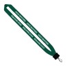 1" Cotton Lanyard with Plastic Clamshell & Swivel Snap Hook
