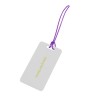 White Purple Screen Print