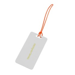 White Orange Screen Print