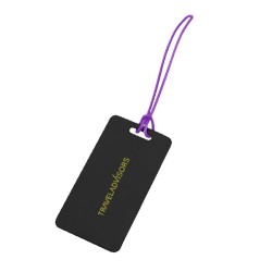 Black Purple Screen Print