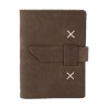 Distressed Brown White Blank