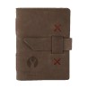 Distressed Brown Country Red