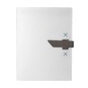 Slate Gray Turquoise Blank