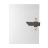 Slate Gray Light Rust Blank